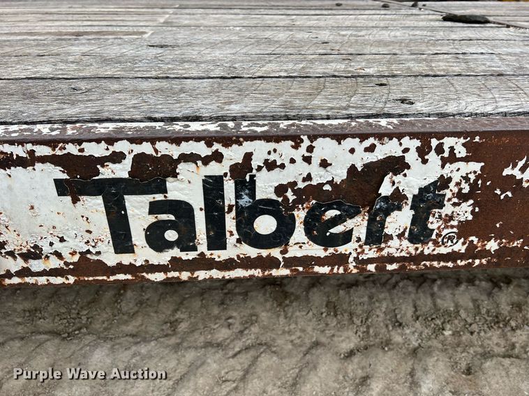 image for item LI9632 1999 Talbert  equipment trailer