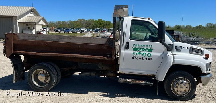 image for item LI9658 2007 Chevrolet C4500  dump truck