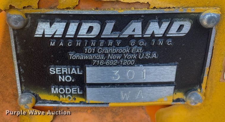 image for item LJ9625 Midland MA346  road widener