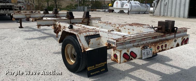 image for item LJ9634 2009 R&W  pole trailer