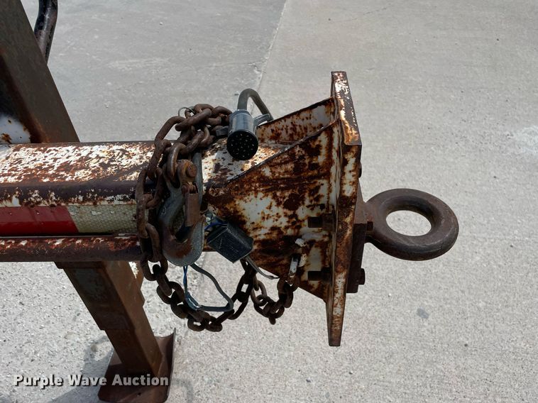 image for item LJ9634 2009 R&W  pole trailer