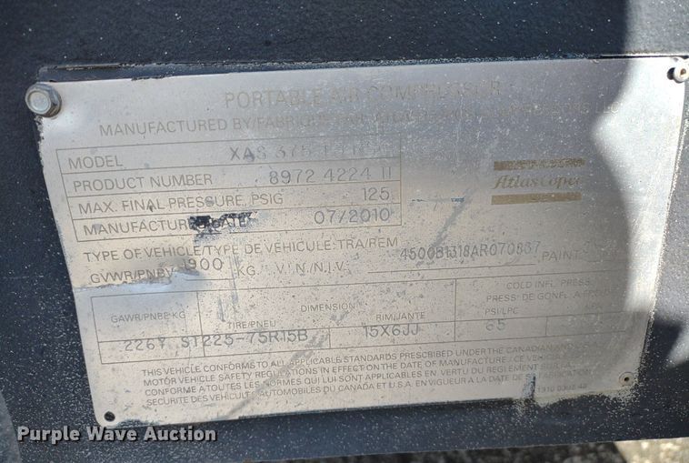 image for item LL9068 (2) air compressors