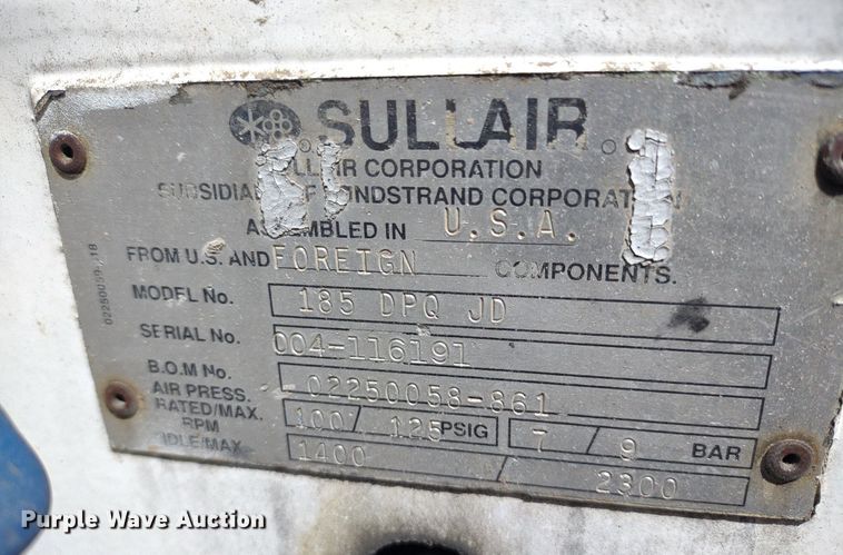 image for item LL9068 (2) air compressors