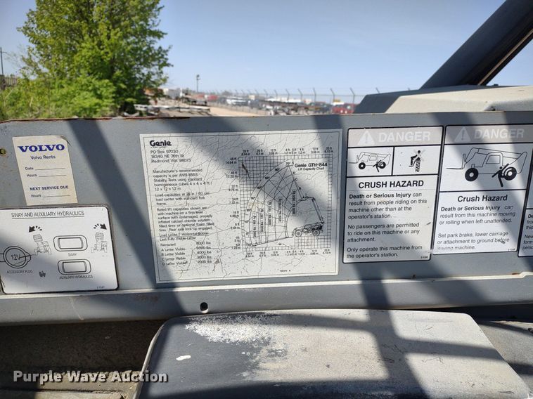 image for item LL9070 2007 Genie GTH-844  telehandler