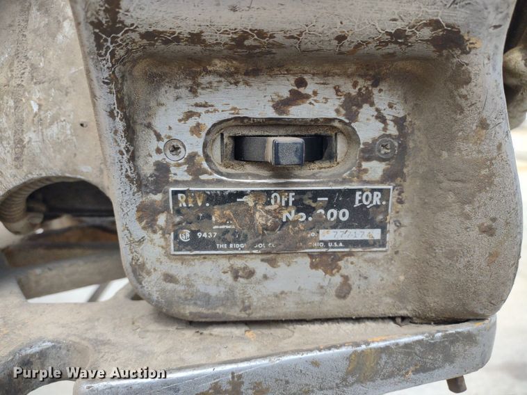 image for item LL9076 (2) Ridgid 300 pipe threading machines