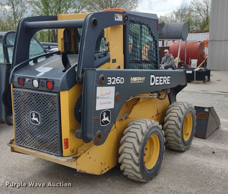image for item LL9080 2012 John Deere 326D  skid steer loader