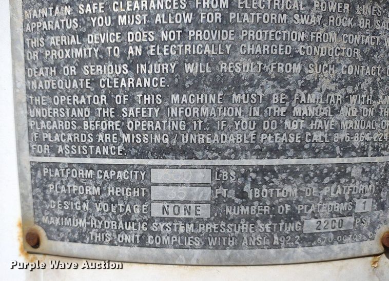 image for item LL9086 2001 Ford F450 Super Duty XL  bucket truck