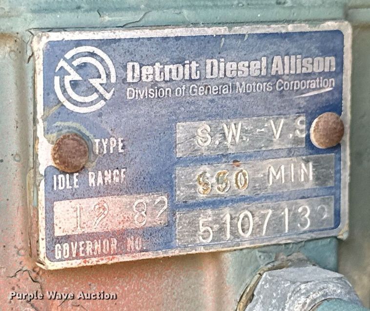 image for item LN9343 1985 International F1954  pressure digger truck