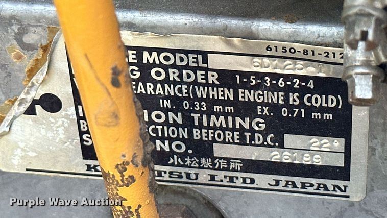 image for item LR9720 1987 Komatsu D68E  dozer