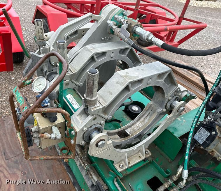 image for item LR9733 McElroy TracStar 412  pipe fusion machine