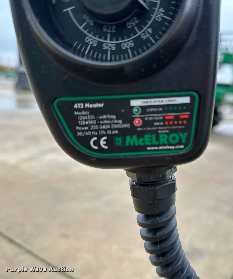 image for item LR9734 McElroy TracStar 412/618  pipe fusion machine