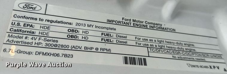 image for item LR9743 2013 Ford F550 Super Duty  bucket truck