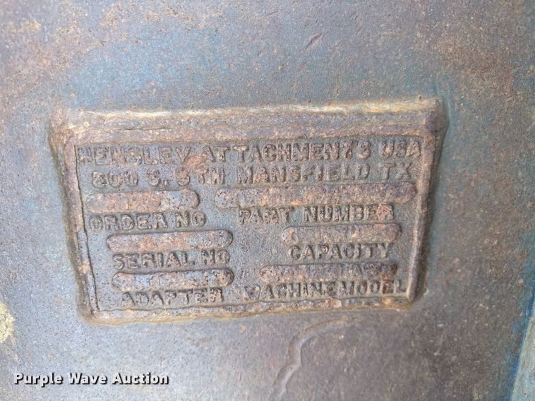 image for item LR9763 Hensley  excavator bucket