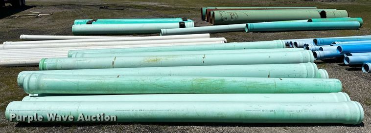 image for item LR9767 (16) pieces of Northern Pipe SDR-35 sewer pipe