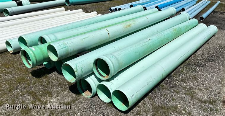 image for item LR9767 (16) pieces of Northern Pipe SDR-35 sewer pipe