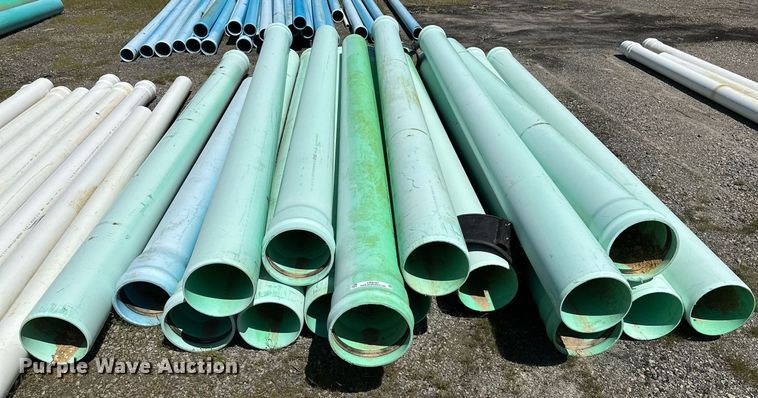 image for item LR9767 (16) pieces of Northern Pipe SDR-35 sewer pipe