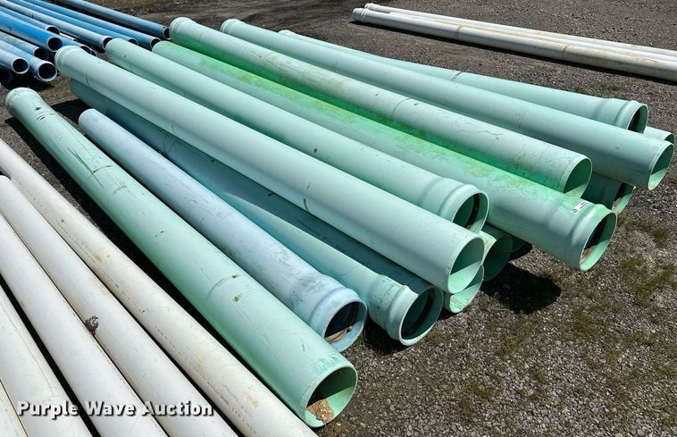 image for item LR9767 (16) pieces of Northern Pipe SDR-35 sewer pipe