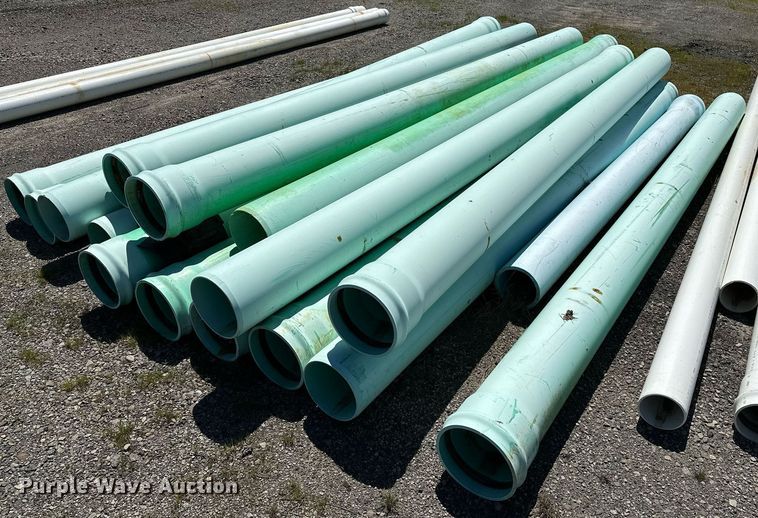 image for item LR9767 (16) pieces of Northern Pipe SDR-35 sewer pipe