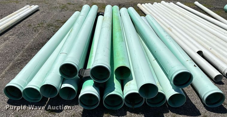 image for item LR9767 (16) pieces of Northern Pipe SDR-35 sewer pipe