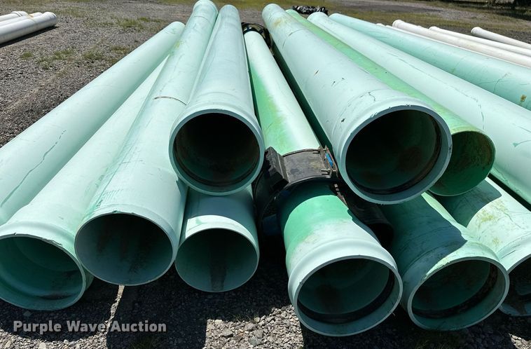 image for item LR9767 (16) pieces of Northern Pipe SDR-35 sewer pipe