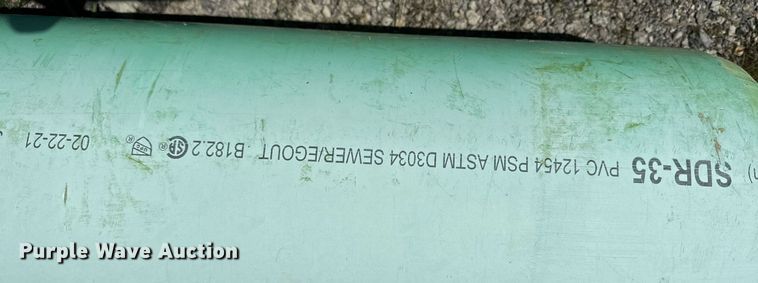 image for item LR9767 (16) pieces of Northern Pipe SDR-35 sewer pipe