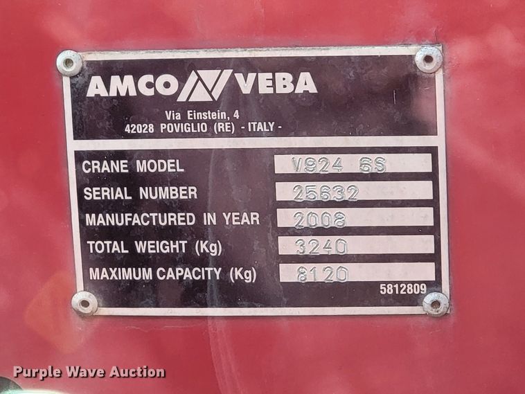 image for item LV9509 2007 Freightliner  crane truck