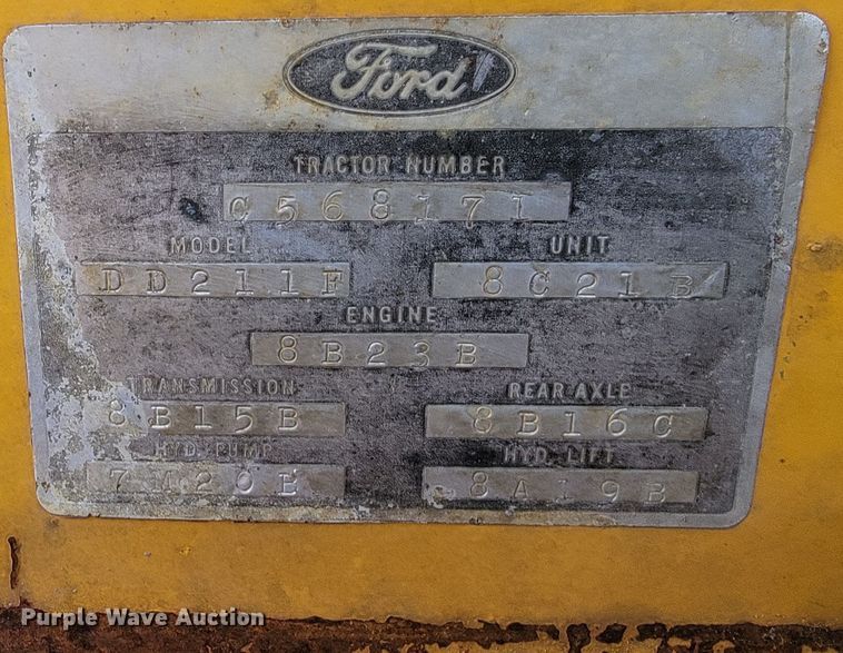 image for item LV9524 Ford  tractor