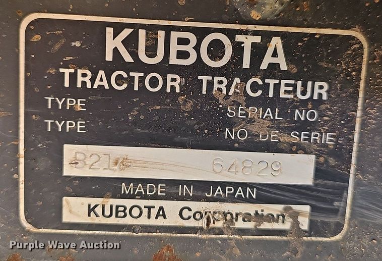 image for item MB9971 Kubota B21  MFWD tractor
