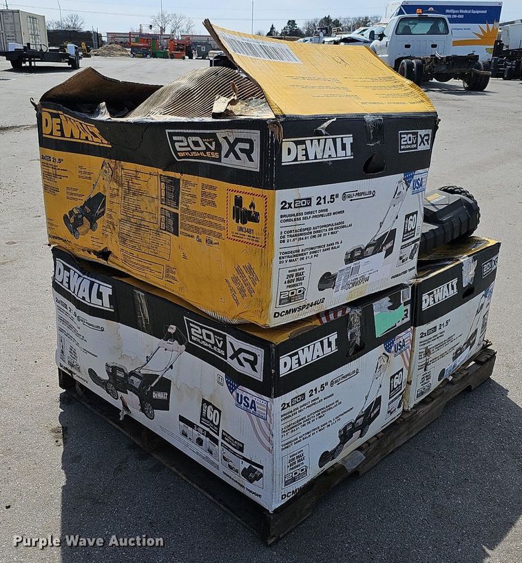 image for item MC9687 (4) Dewalt lawn mowers