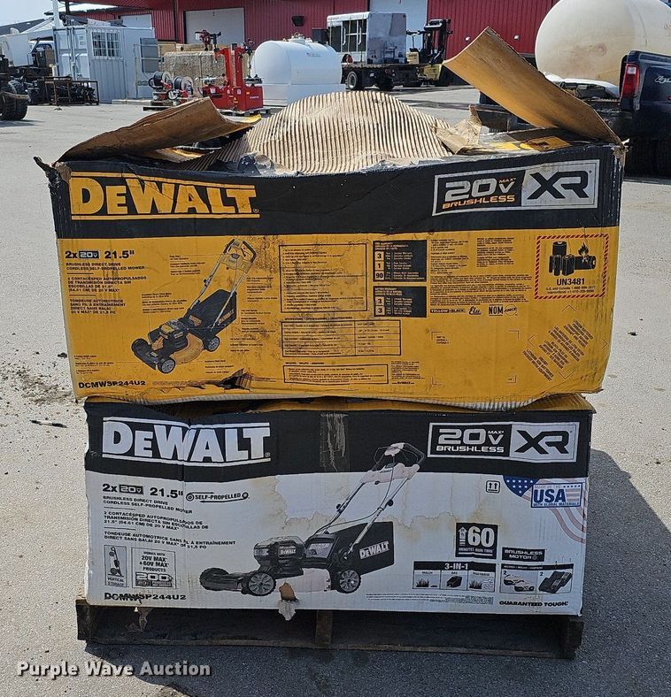 image for item MC9687 (4) Dewalt lawn mowers
