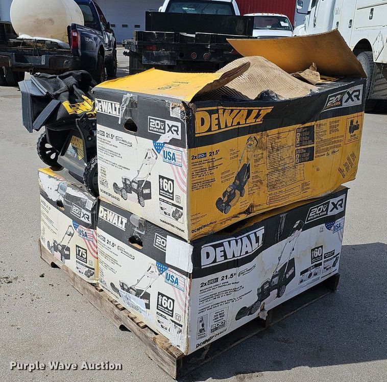 image for item MC9687 (4) Dewalt lawn mowers