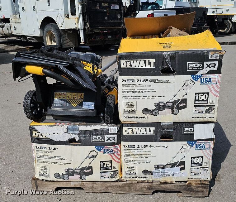 image for item MC9687 (4) Dewalt lawn mowers