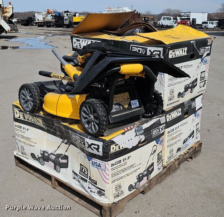 image for item MC9687 (4) Dewalt lawn mowers