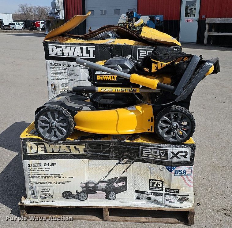 image for item MC9687 (4) Dewalt lawn mowers