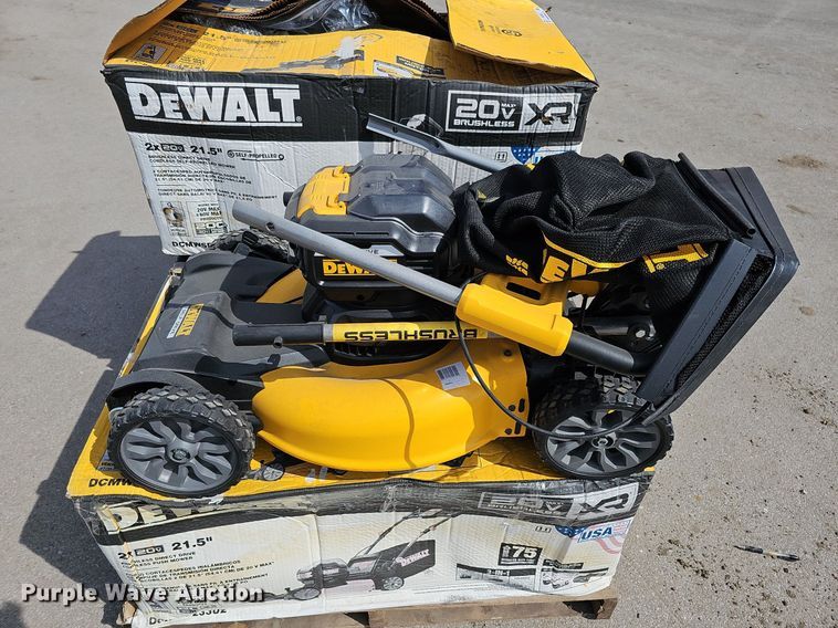 image for item MC9687 (4) Dewalt lawn mowers