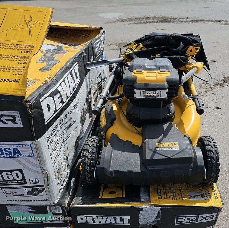 image for item MC9687 (4) Dewalt lawn mowers
