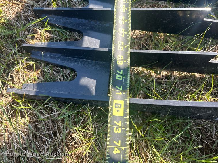 image for item MC9872 JCT  skid steer grapple bucket