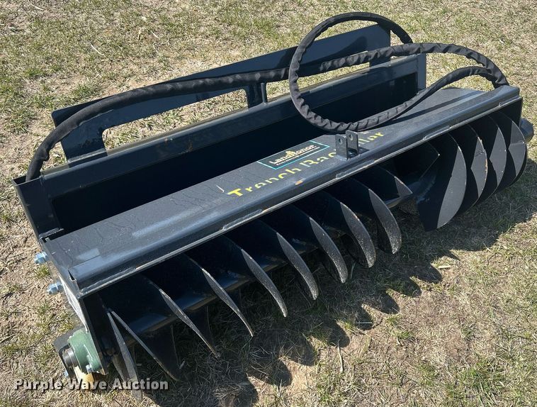 image for item MC9881 54" Land Honor skid steer trench backfiller