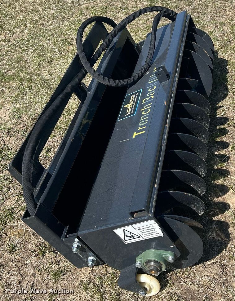 image for item MC9881 54" Land Honor skid steer trench backfiller