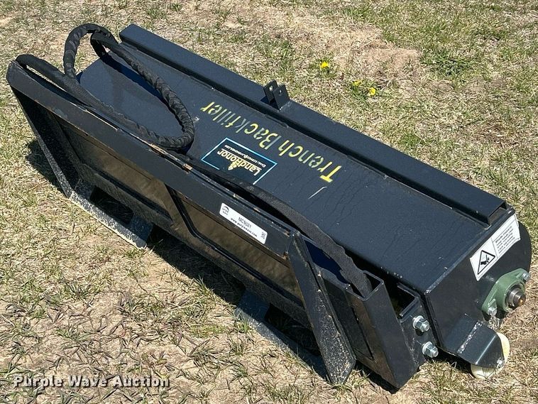 image for item MC9881 54" Land Honor skid steer trench backfiller