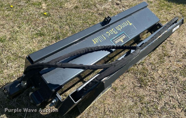 image for item MC9881 54" Land Honor skid steer trench backfiller