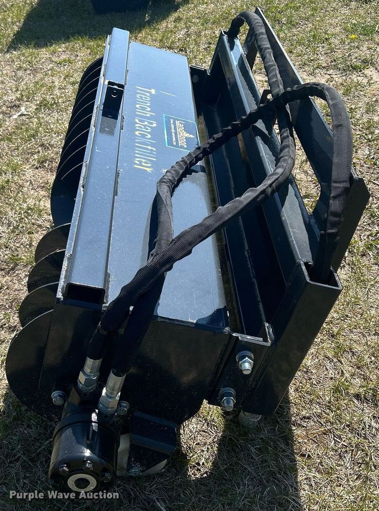 image for item MC9881 54" Land Honor skid steer trench backfiller