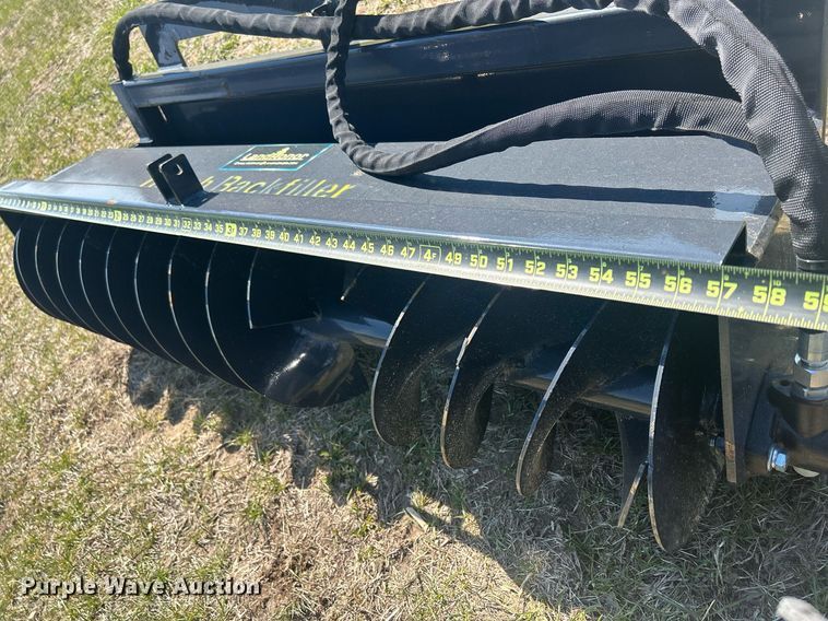 image for item MC9881 54" Land Honor skid steer trench backfiller