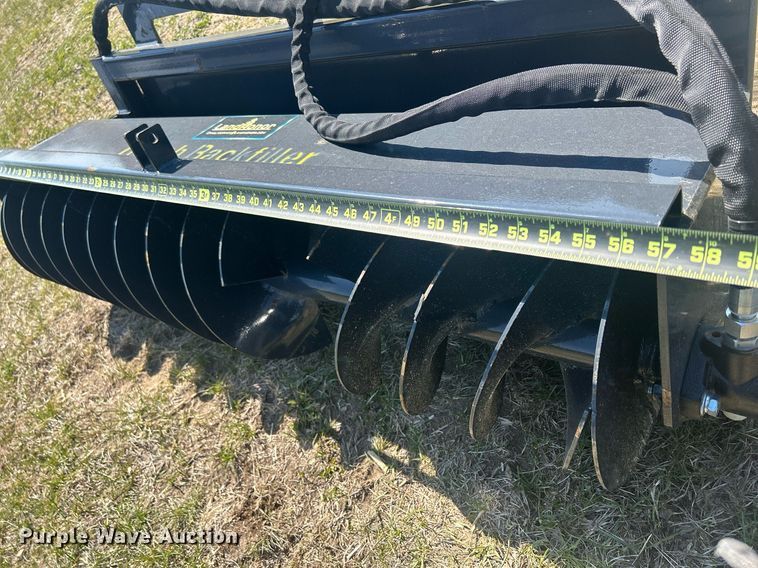 image for item MC9881 54" Land Honor skid steer trench backfiller