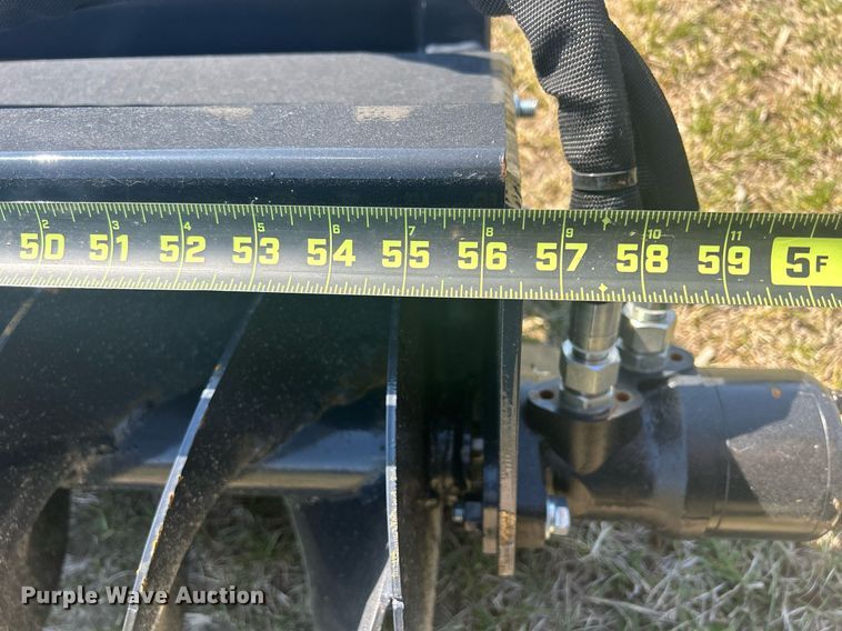 image for item MC9881 54" Land Honor skid steer trench backfiller