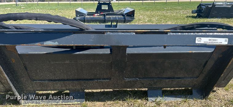 image for item MC9881 54" Land Honor skid steer trench backfiller