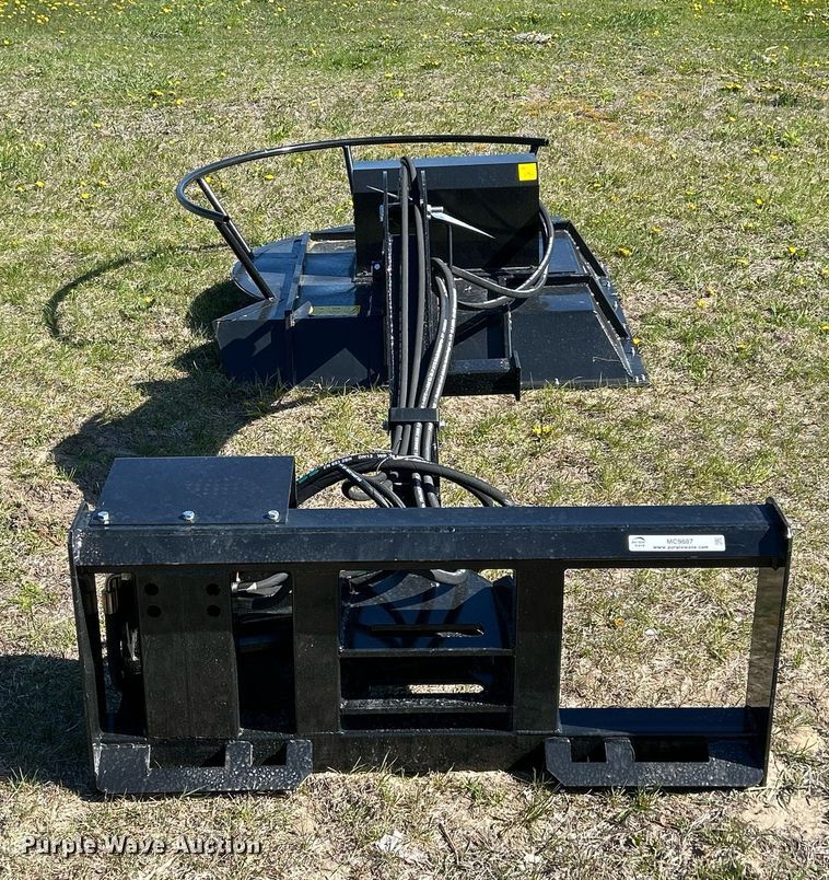 image for item MC9887 2022 TopCat BDRC  48" W skid steer brush mower