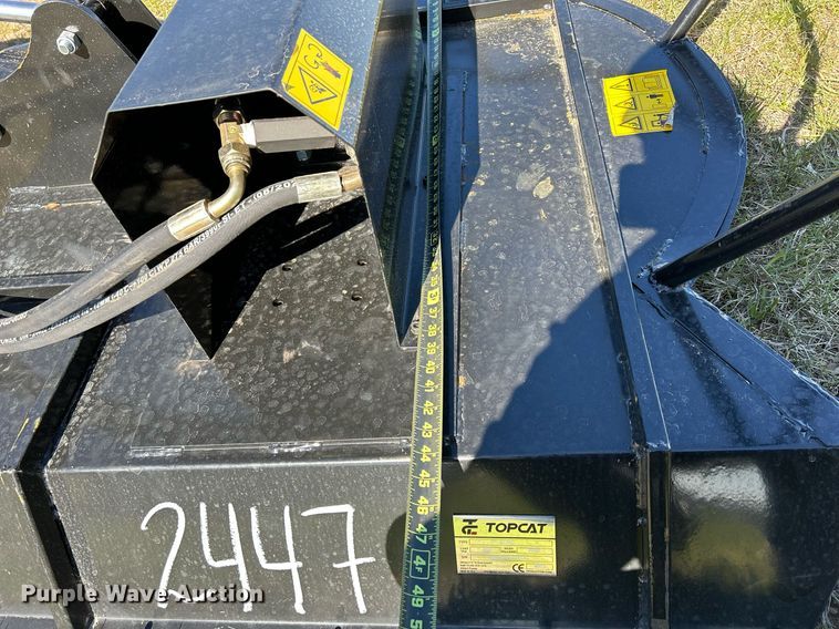 image for item MC9887 2022 TopCat BDRC  48" W skid steer brush mower