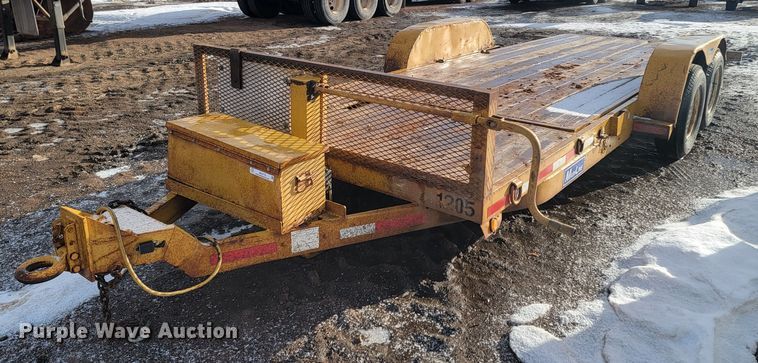 image for item ME9779 1995 Big Tex 8x20  equipment trailer