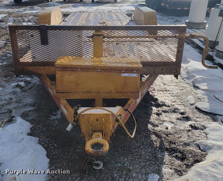 image for item ME9779 1995 Big Tex 8x20  equipment trailer